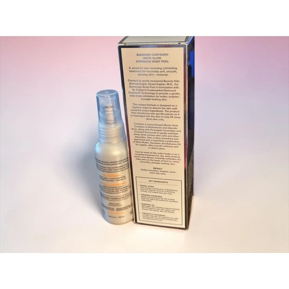 Kaplan‎ MD Diamond Contour InstaGlow Gommage Body Peel Set Full Size Travel NIB